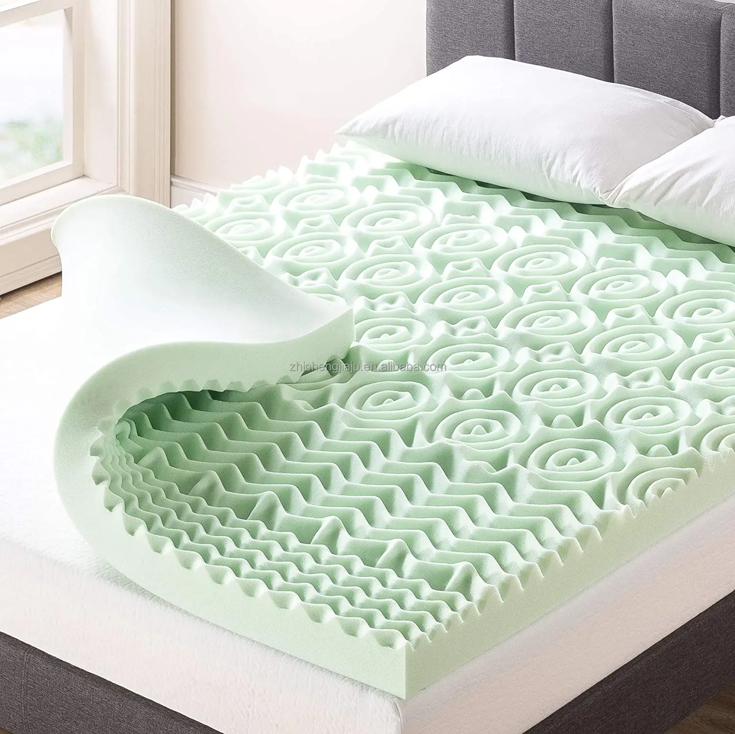 Full Foam Gel Infused Memory Foam 5 Zones 7 Zones Gel Memory Foam