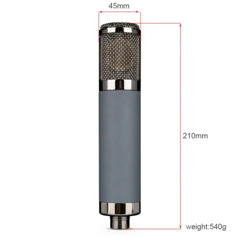 Professional Large Diaphragm Microphone Condenser Studio for Live Broadcasting