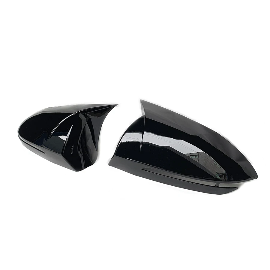 product car ox horn rearview side mirror cover for hyundai tucson 2021 2022 2023 car accessories exterior trim frame caps-5