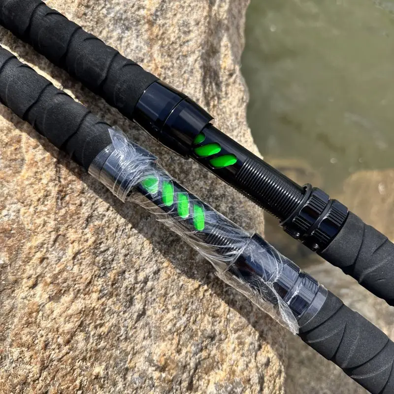 Fishing Rod for Sea Water and Fresh 9 Inch Ultra Light Crappie Combo Best  10 Ft Big Game Butt Roller Tip Trolling