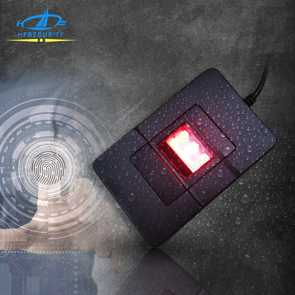 HFSecurity OS1000 Finger Recognition Time Attendance Scanner Android SDK Fingerprint Reader with Metal Cover