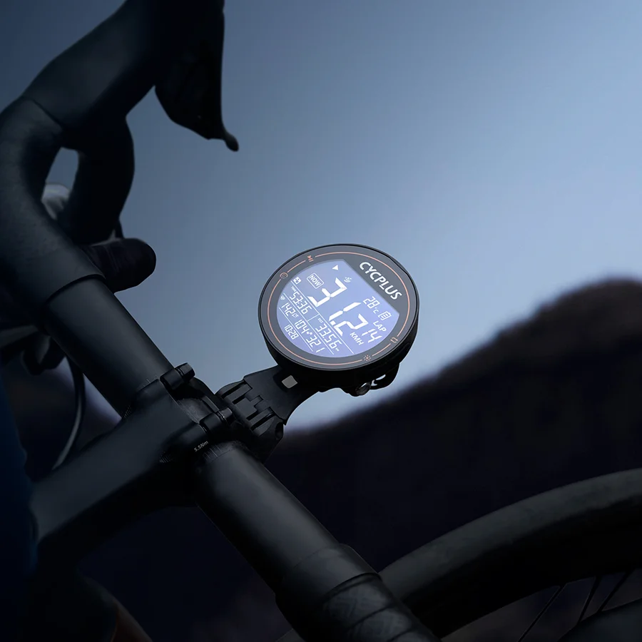 自転車 スピードメーター ワイヤレス GPS 走行距離計 2.4インチ 画面 lepin 5.0 アプリ 同期 耐水性 ケイデンスセンサー 自転車走行距離計コンピューターGPSサイクル速度計ワイヤレス走行距離計自転車