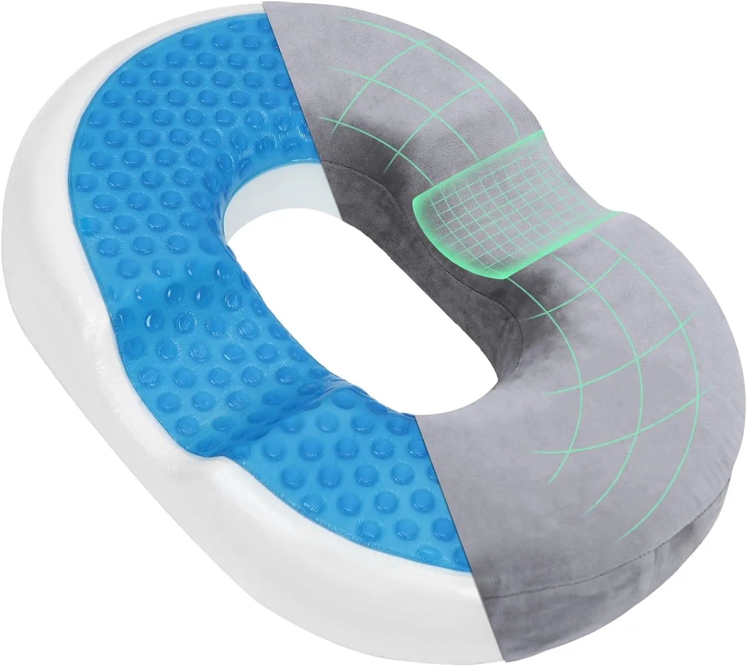 Donut Pillow Gel Sitting Pillow Seat Cushion For Tailbone Pain