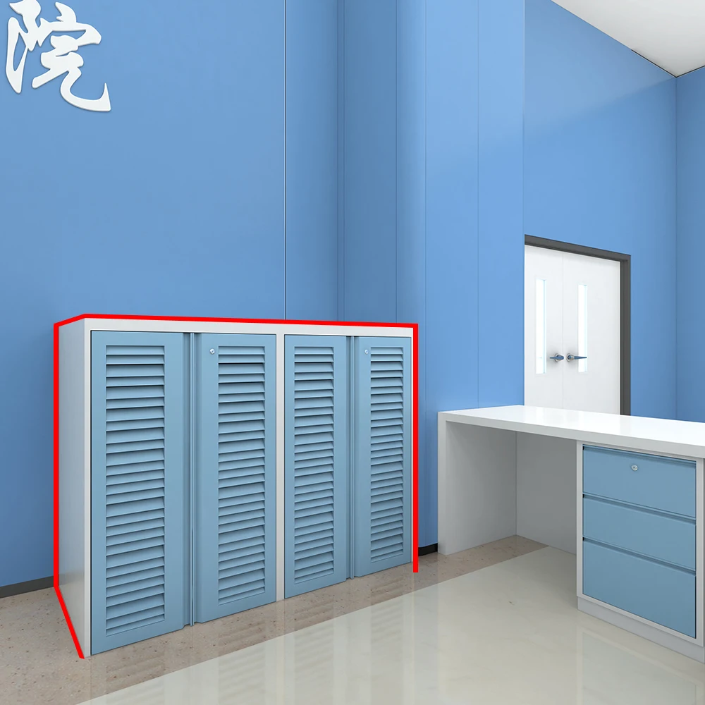 Stainless Steel Medical Record Trolley Cabinet for Hospital & Clinic Modern Design Furniture for School Tool Storage 4