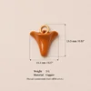 Orange Mushroom Charm