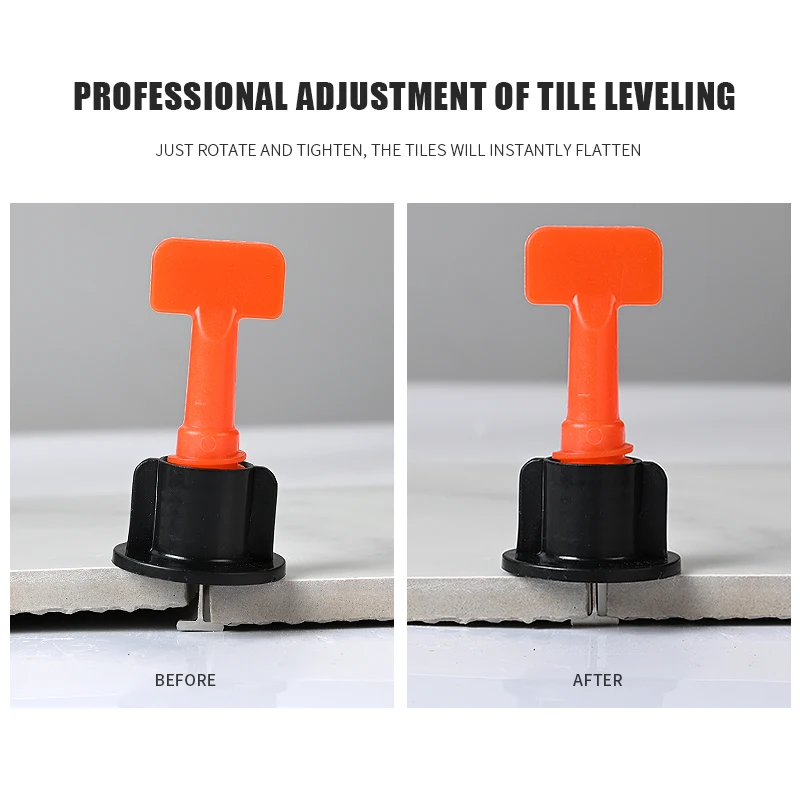 SMAProfiles Factory Price Tiles Leveler Spacers Lippage Leveling System Tile Wedges Fastener for Wall Tile