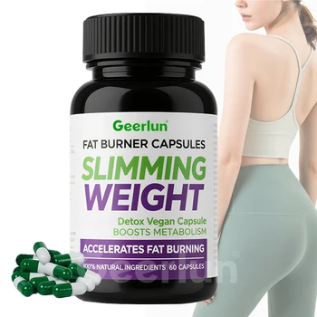 2025 Hot Selling Herbal Supplements Slim Booster Formula Fat Burning Appetite Suppressant Weight Loss Capsule