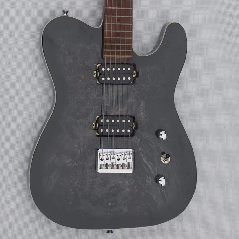 Oem Odm Logo Custom Wholesale Tl Electric Guitar Poplar Body Carbonized