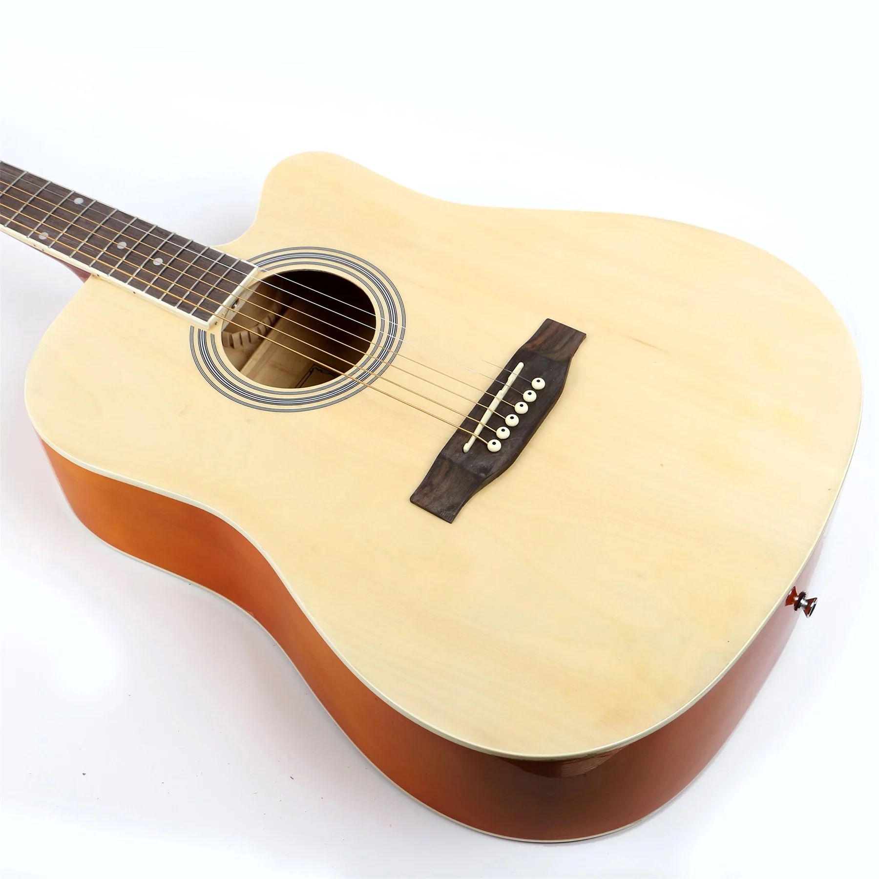 41" Linden Plywood Cheap Acoustic Electric Guitar For Beginners Buy