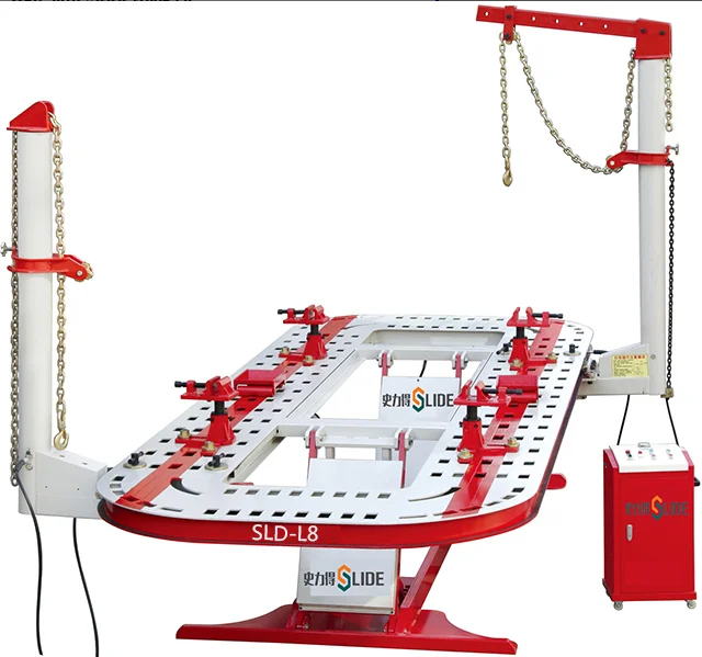 Heavy Duty Auto Body Frame Machine Tool - Vertical Plate Pulling Collision Plate For Repair - T201 Model