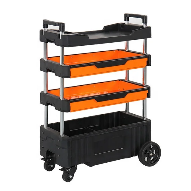 Foldable Tattoo Work Cabinet Tool Cart Mobile Multifunctional Tool Cabinet