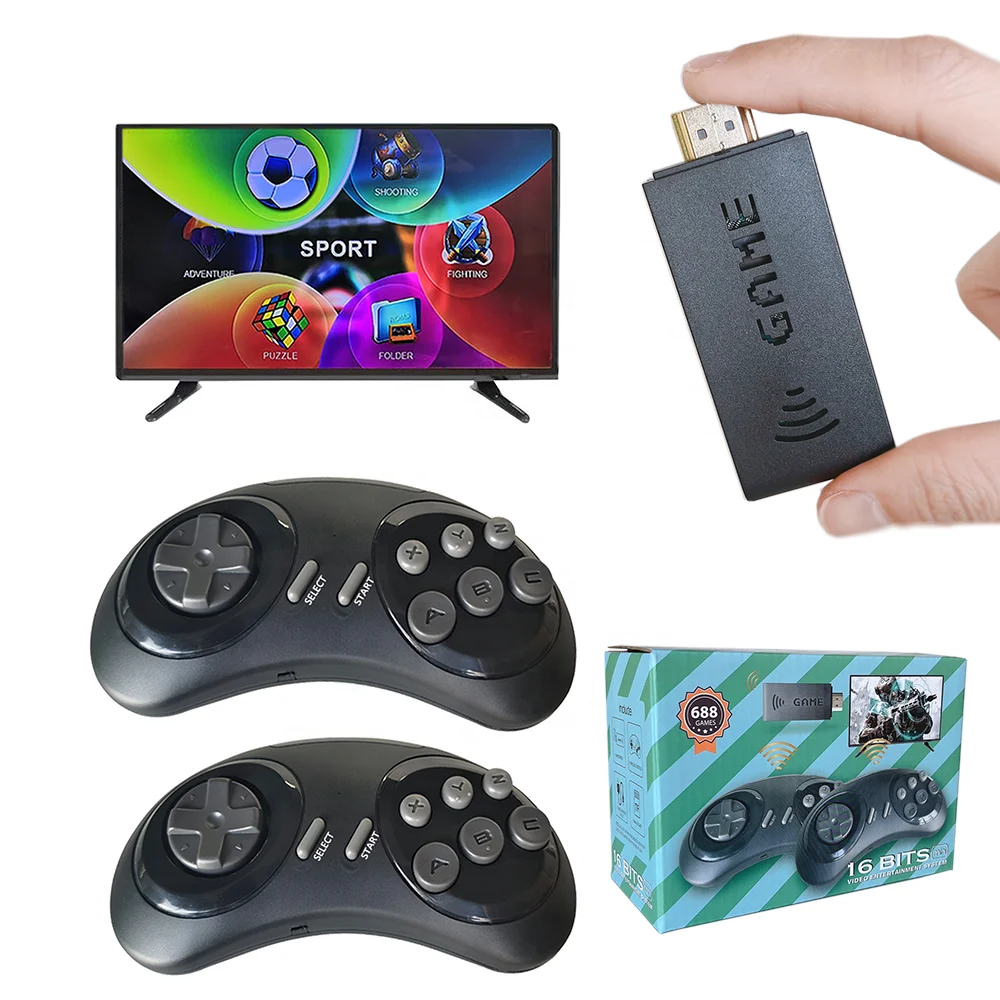 Sg800 16 Bit Hd Retro Classic Video Gaming Console Built In 688 Games Mini  Game Stick For Sega - Buy Video Games For Sega Genesis,Sg800 Game  Console,Retro Games Product on Alibaba.com