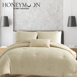 Honeymoon Factory Supply Quilts Bedspreads King Size Luxury Bed Fluffy Alternative Duvet Sets Bedding Comforter Set for Home
