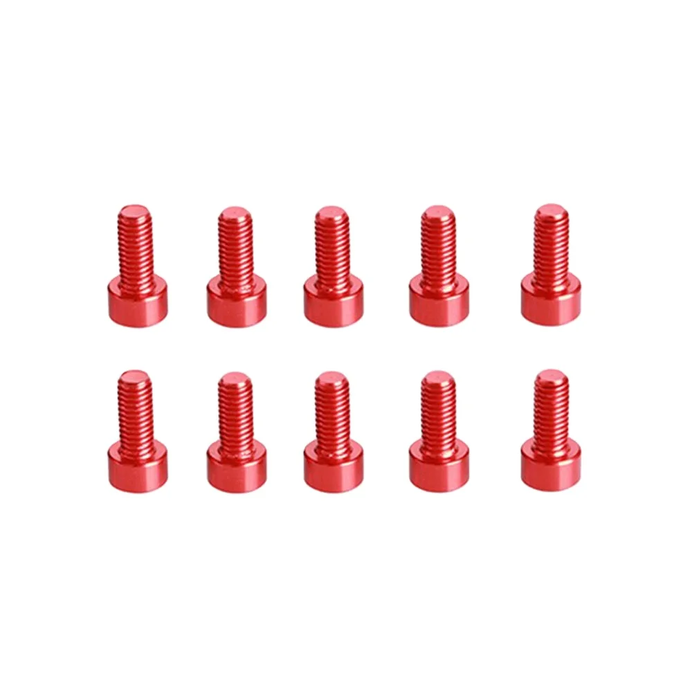 Fastener Din 912 M3 M4 M5 M6 Red Blue Colored Anodized Allen Bolt 