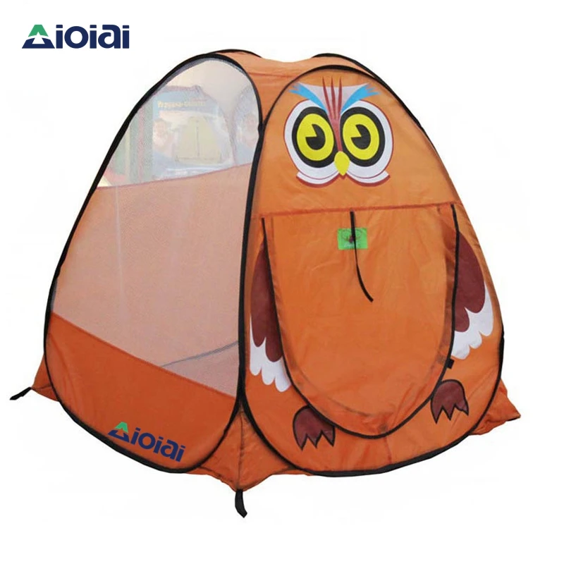 Картонная детская палатка Aioiai с милыми животными, Детская игровая палатка, домик, Игровая палатка