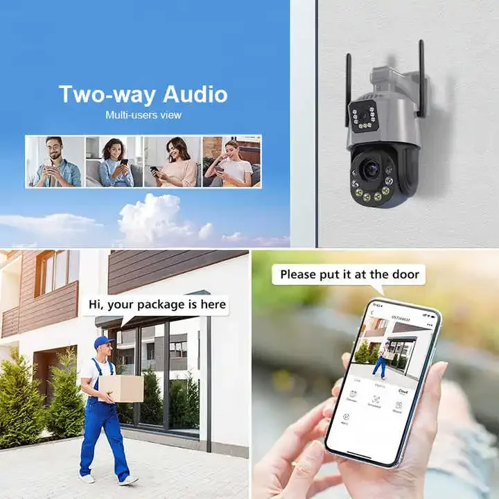 XM Icsee 6mp 36x 18x Optical Zoom Wireless Dual Lens Cctv Camera 36x 18x Optical Zoom 6mp Wifi Dual Lens Ptz Network Camera