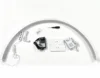 Taille 40-55-75cm Blanc