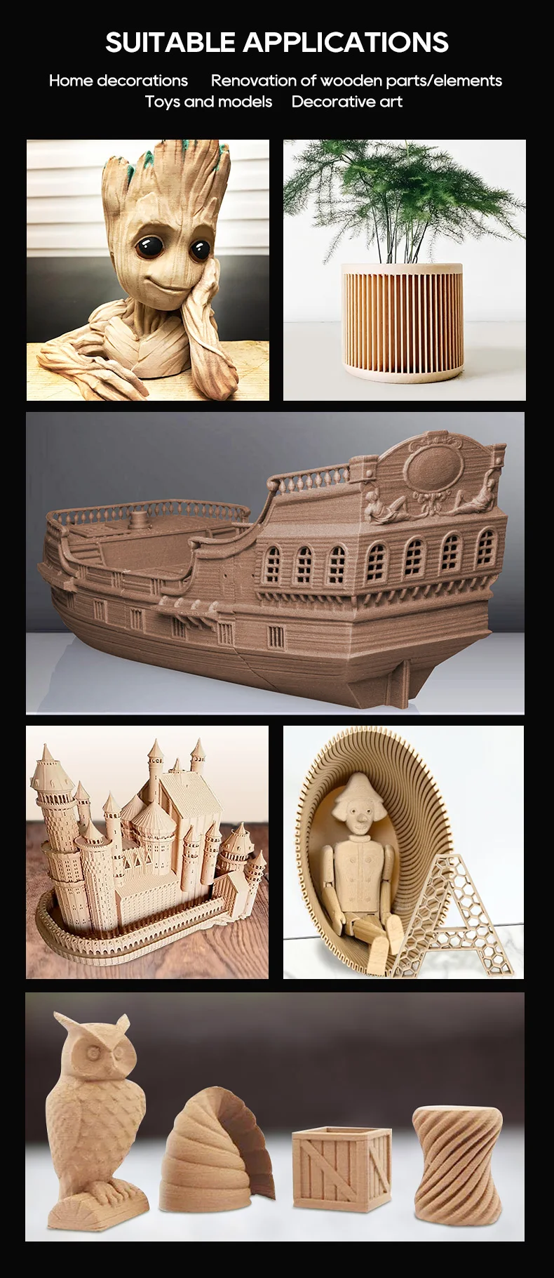 Making Pla Textured DOWELL3D PLA Wood Filament - High Toughness & Real Wood Texture