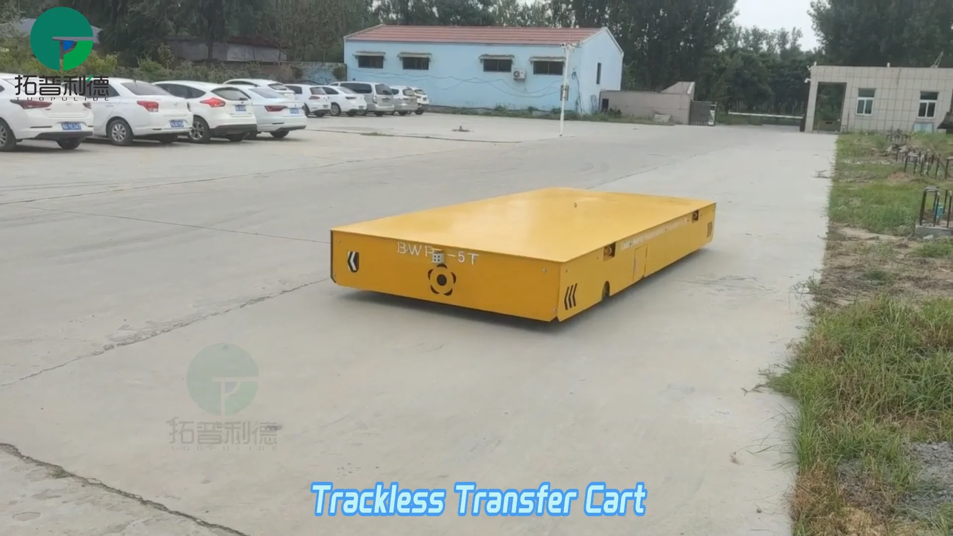 Steel Mill Electric Trackless Motorized Transfer Trailer Coil ...