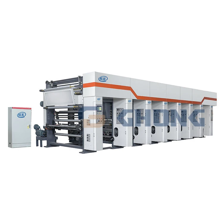 Automatic Large Format PVC Wallpaper Sticker Printer Rotogravure Printing Machine with New Core Components Pump Used Condition