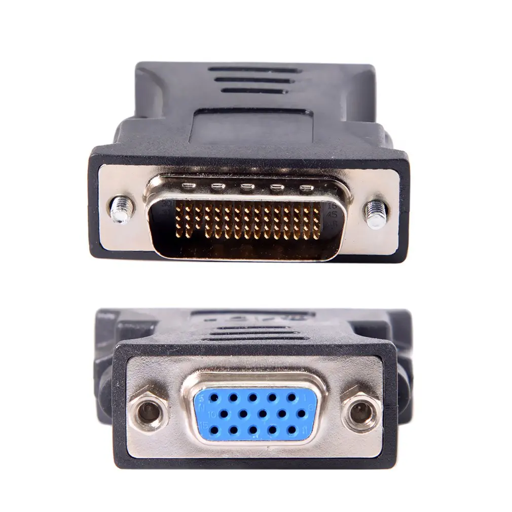 DMS-59 DMS59 59Pin DVI Male to 1-Port VGA Female Video Y Splitter короткий кабель 1 PC to 1 MONITOR