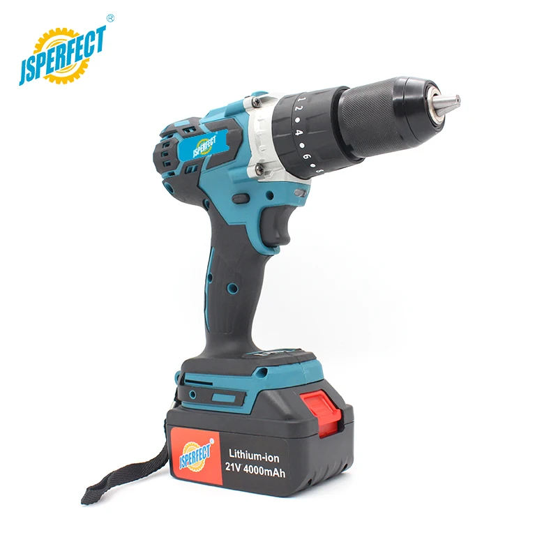 JSPERFECT 21V Workzone Li-ion Battery  Hammer Power Screw Driver Drill Cordless