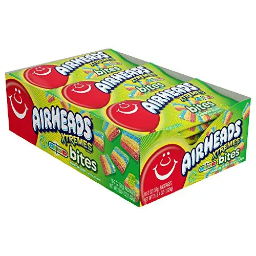 Airheads Xtremes-mordedura De Arcoíris,Dulce Y Dulce,18 Paquetes - Buy  Dulces De Confitería De Alimentos Y Bebidas Ee. Uu. De Venta Marcas  Dropshipper Dulces A Granel Proveedores Antigua Tienda De Dulces,Tienda De  Conveniencia