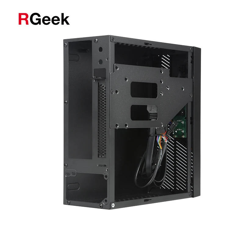 Rgeek SPCC Mini ITX PC Case USB 4x, Vertical/horizontal