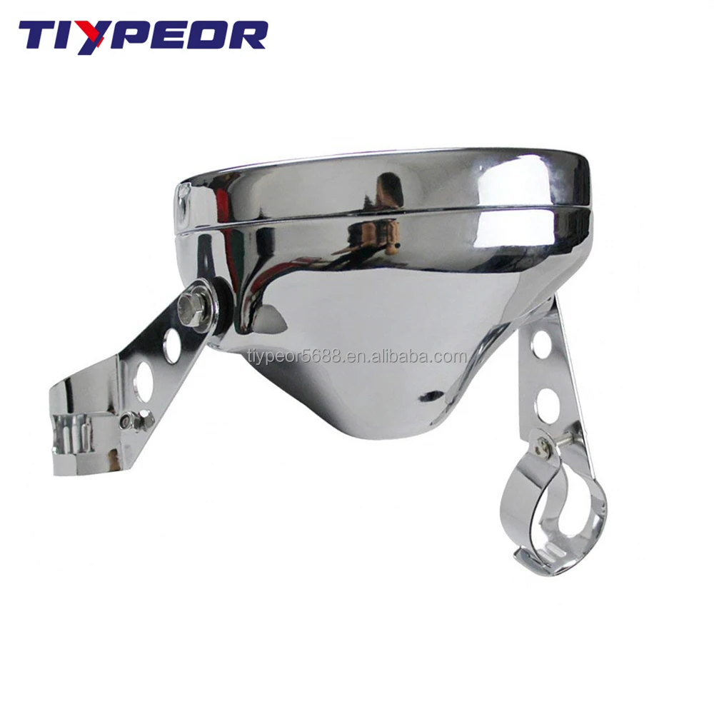 chrome 7 headlight housing black 7 inch housing accessories-2