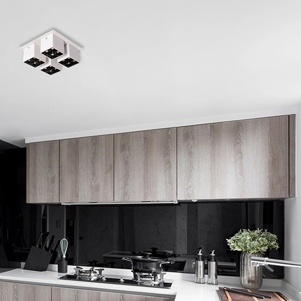 Square Four-head Spotlights Living Room With Built-in Domestic Sky ...