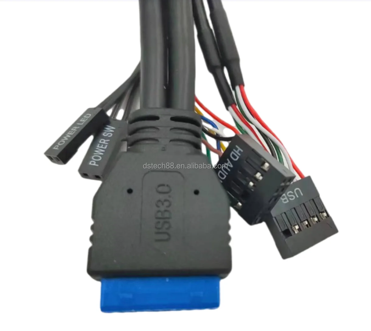 Desktop Computer Case Cable Front Panel With Usb3.0x2 And Usb2.0 Hd
