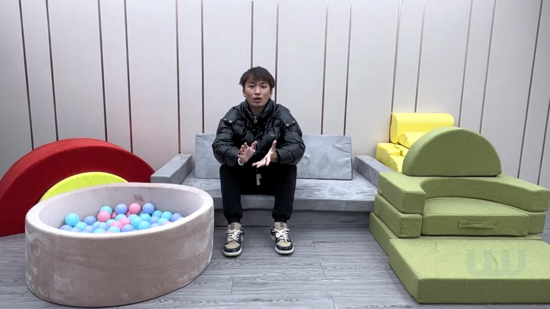 Spela Soffa Couch Spielen Children Kids Baby Foam Nugget