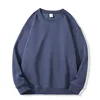 Haze blue cotton crewneck sweat