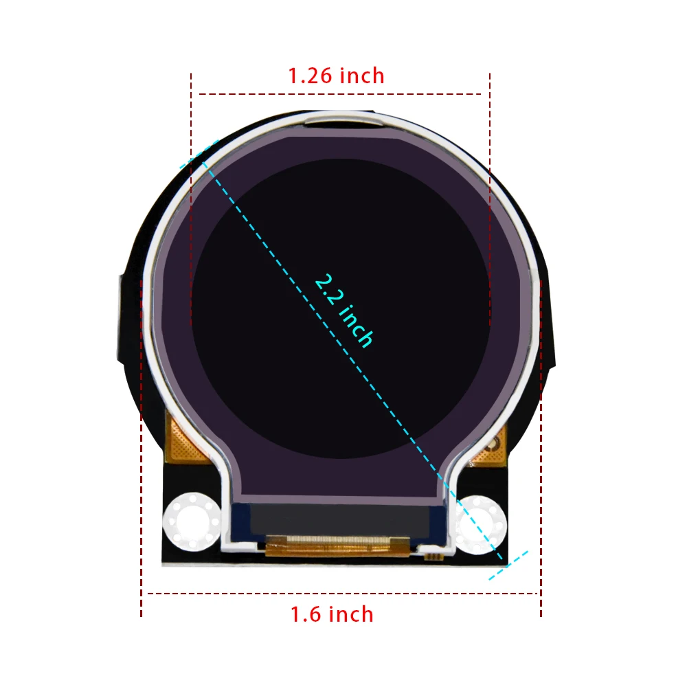 round tft lcd module code pricelist