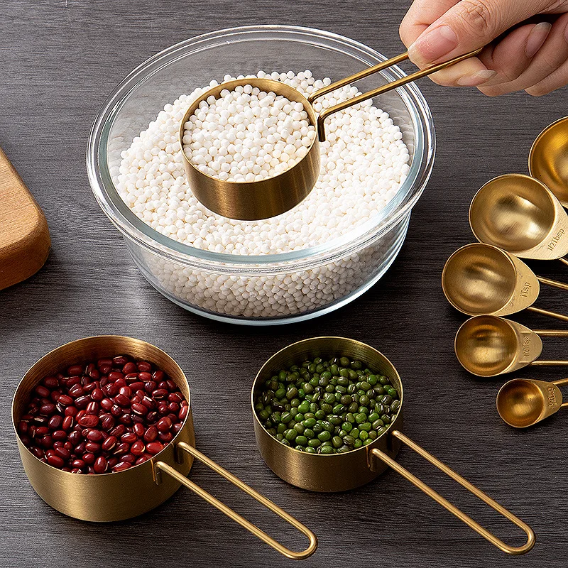 Measuring Cups Premium Stackable Kitchen Measuring Spoon Set Stainless Steel Measuring Cups and Spoons Set