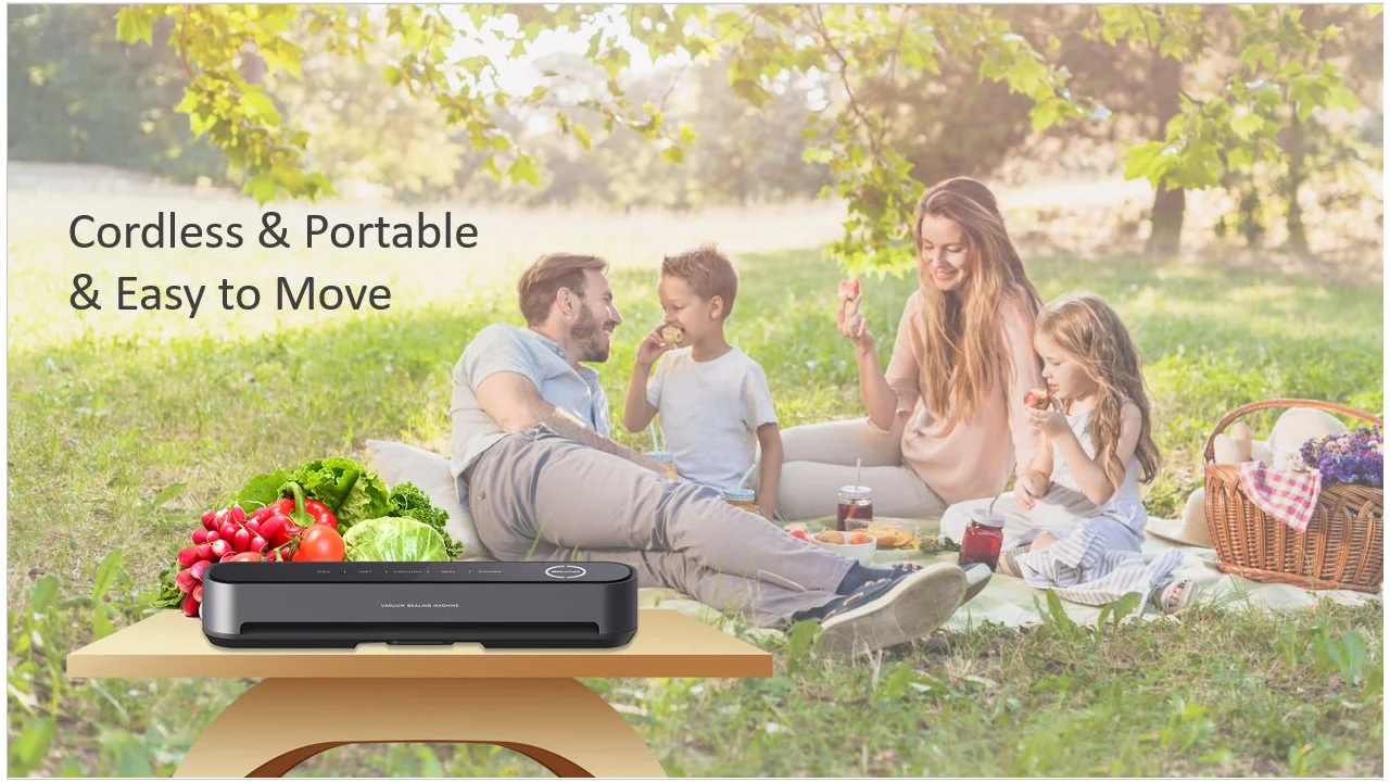 Automatic Cordless Doublesizes Sealing For Food Preservation Portable