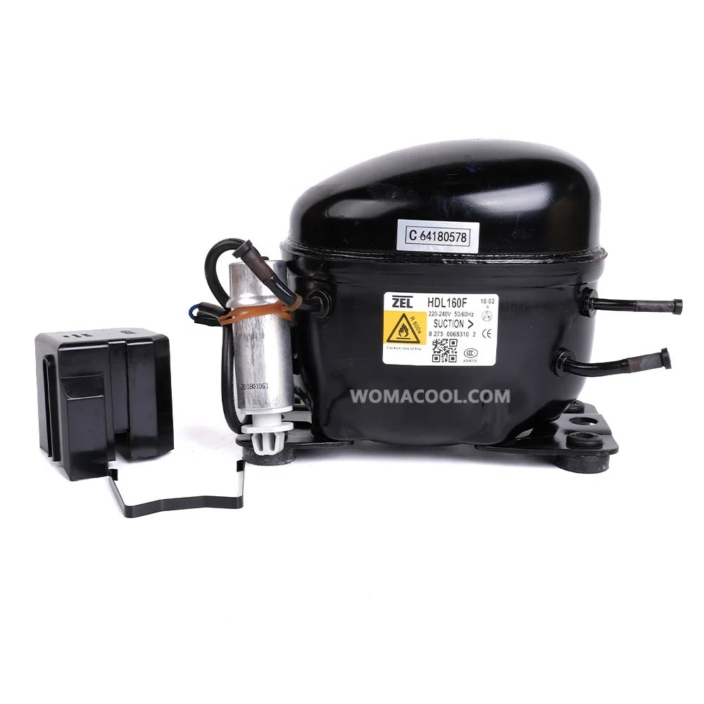 ZEL Zanussi HDL160F Compressor for Refrigeration - R600a, 220-240V