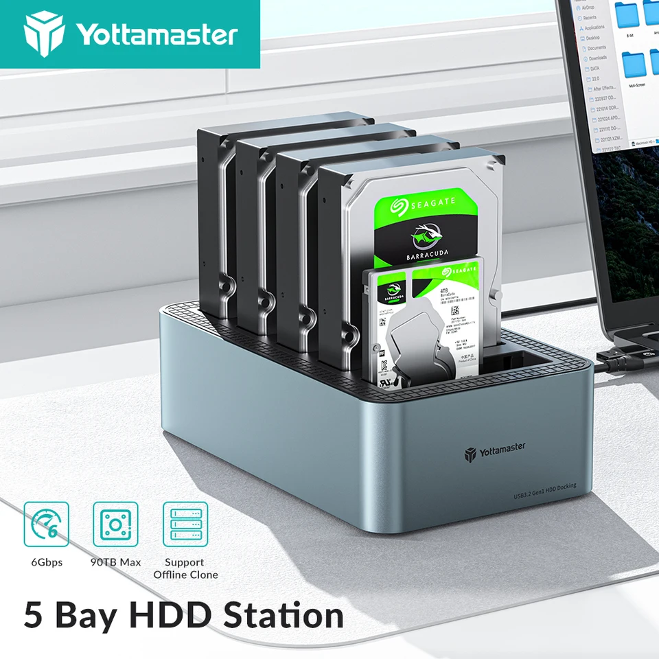 Yottamaster 5 Bay RAID SATA to USB3.0 2.5
