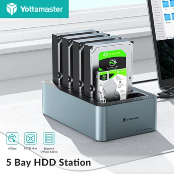 Yottamaster 5 Bay RAID SATA to USB3.0 2.5