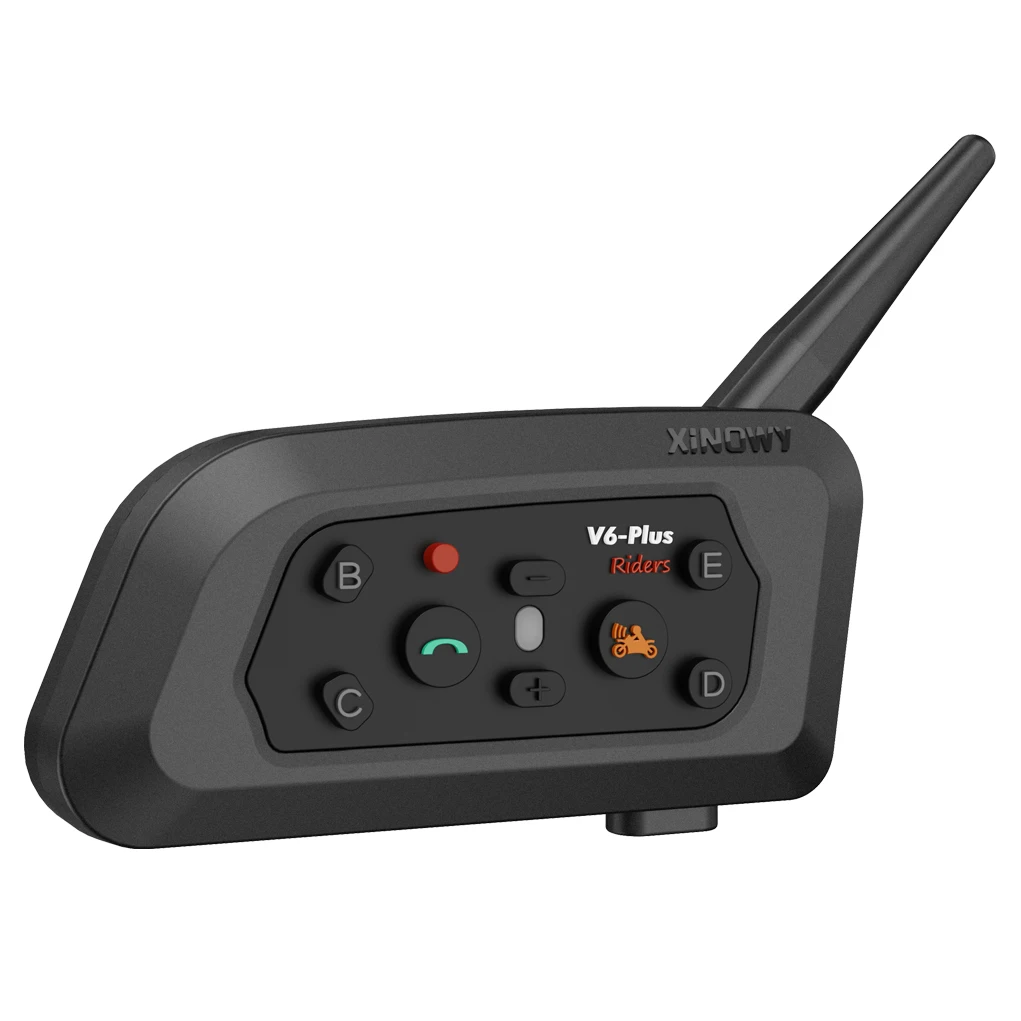 XINOWY V6 PLUS 1200M Motorcycle Bluetooth Helmet Headset Intercom