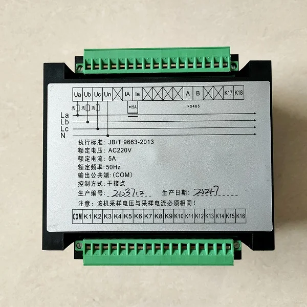 Electrical Equipment Power Factor Controller Capacitor LCD Controller