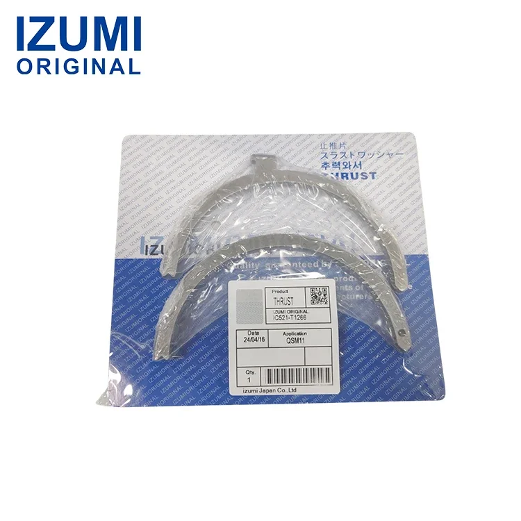 Ricambio diesel originale IZUMI per cuscinetto assiale per motori Cummins M11, QSM11, ISM11, codici 3161521, 4023202, 4926018