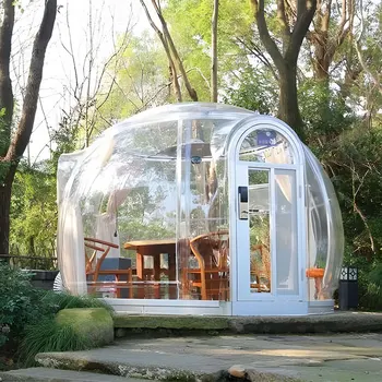 Customized Aluminium Prefabricated Custom Dome House Bubble Tent Transparent Dome Tunnel Camping Event House Outdoor Big