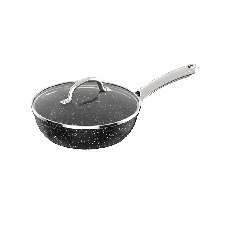 Cooking Fry Pot 28cm Non Stick Fry Pan Aluminum Deep Frying Pan With