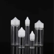Hot sell PET squeeze bottle 60ml 100ml eye liquid dropper bottle with childproof cap