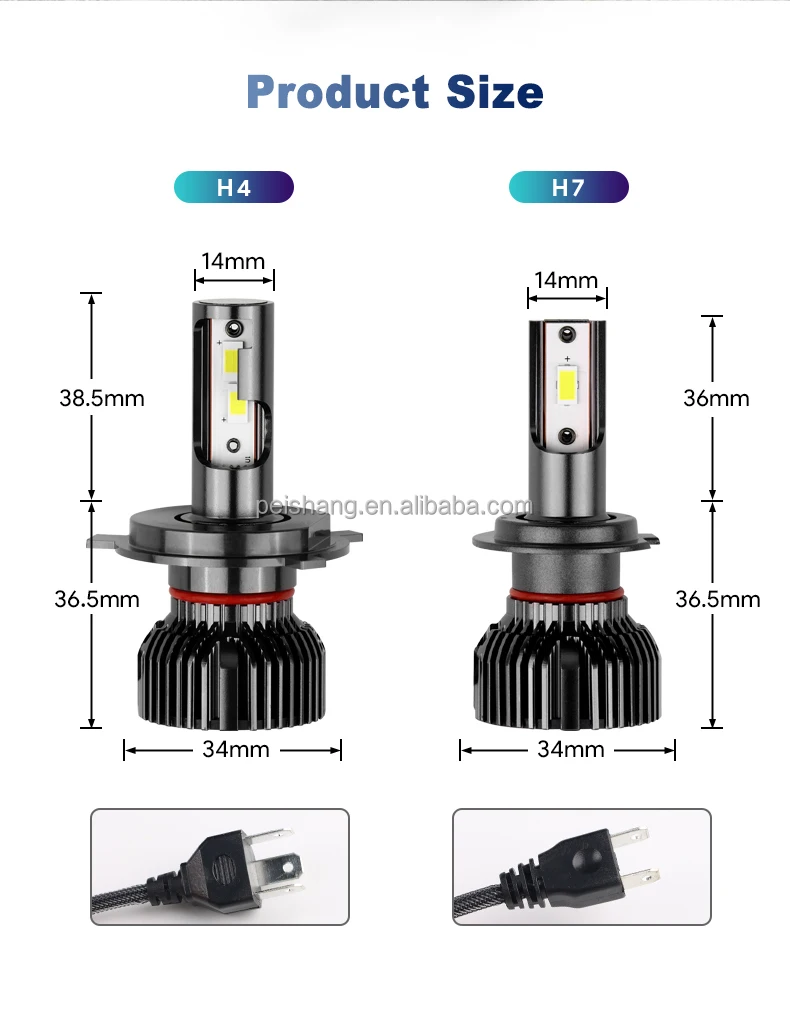 1314v Emc 99 Canbus Pass Rate Led Headlight No Radio Interference For