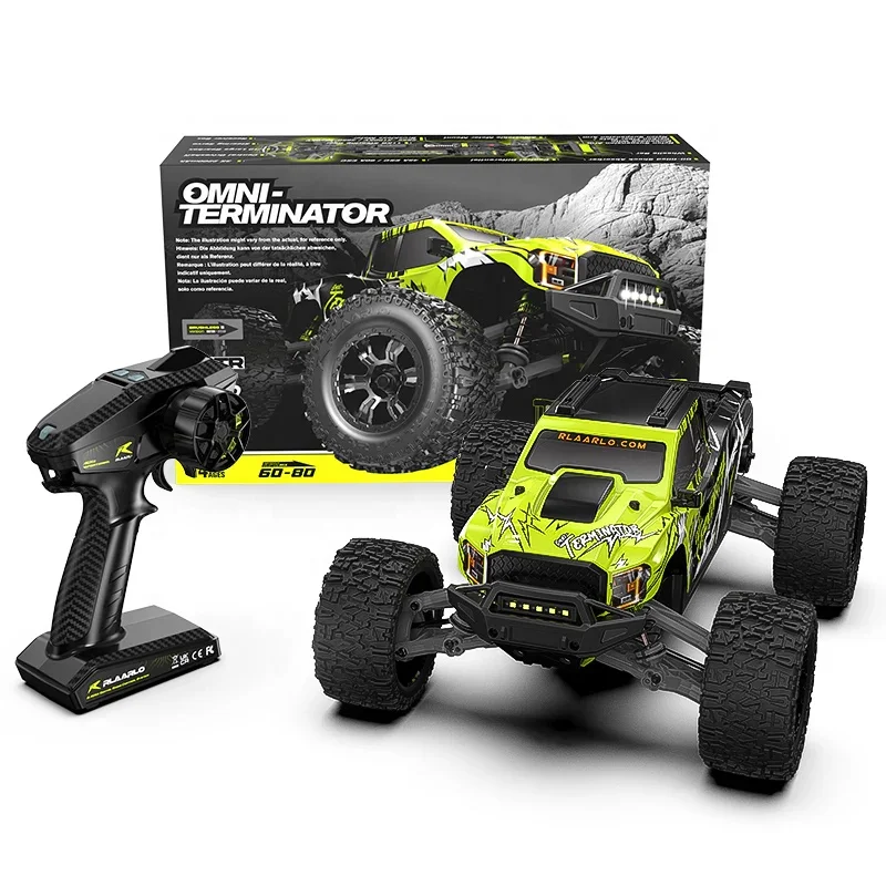 Rlaarlo Metal RZ001G-A 1:10 Scale Monster Truck Brushless RC Car