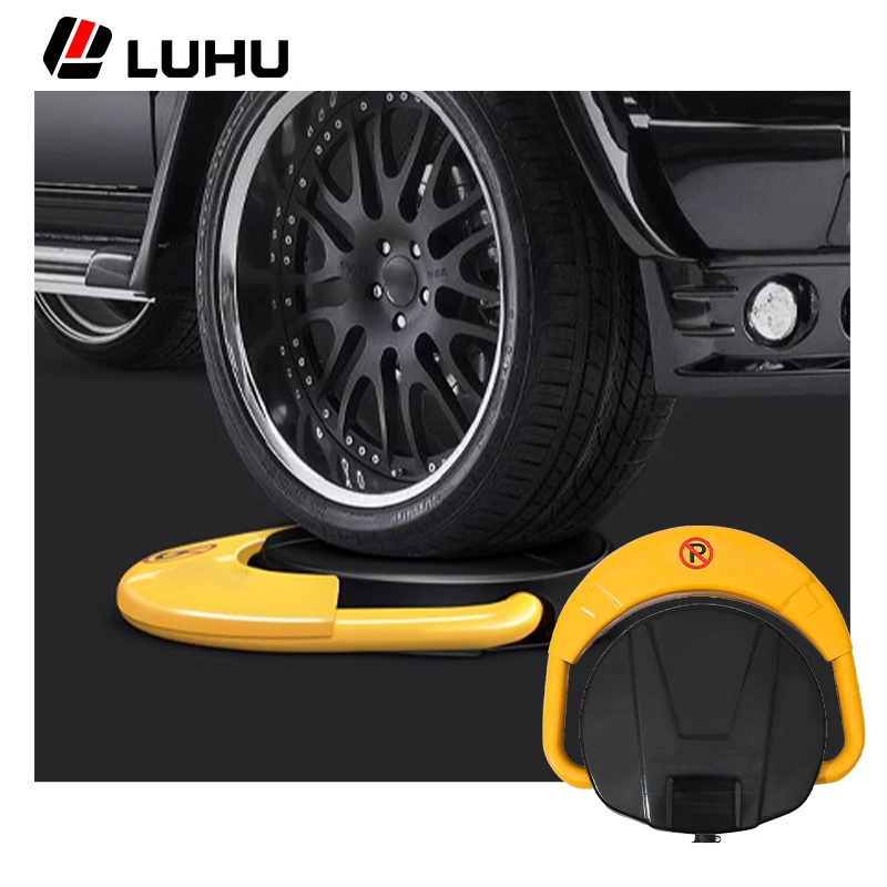 Automatic Car Parking Space Lock with Remote Control Adjustable Steel Wheel Clamp Lock Factory Price