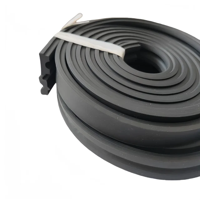 Fujitec elevator door seal 2.2m door leather pad rubber strip lift seal edge anti-collision strip for lift accessories