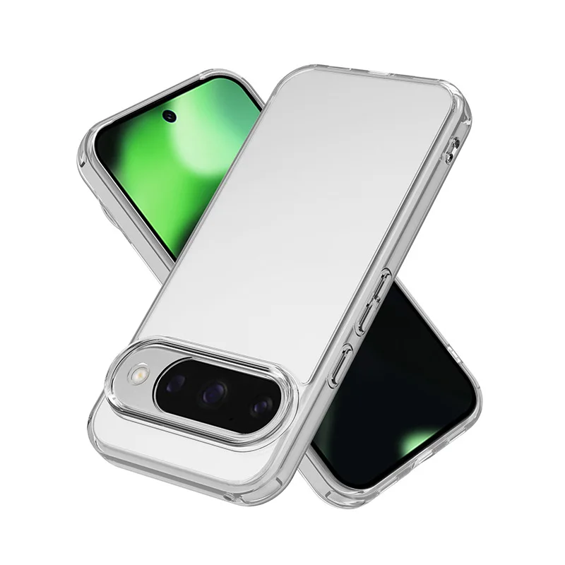 product laudtec anti drop tpupc acrylic transparent shockproof case cover for google pixel 10 pro xl pixel 9a  8a pro mobile phone case-2